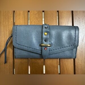 FRYE Alessi Studded Continental Wallet